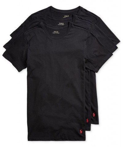 Men's Slim Fit Crewneck Undershirt, 3-Pack Polo Black $29.70 Undershirt