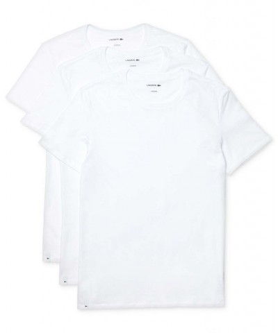 Men's Crew Neck Slim Fit T-shirt Set, 3-Piece White $26.25 Undershirt