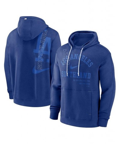 Men's Royal Los Angeles Dodgers Statement Ball Game Pullover Hoodie $51.70 Sweatshirt