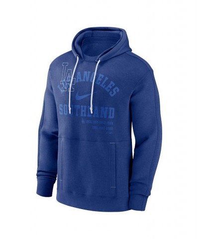 Men's Royal Los Angeles Dodgers Statement Ball Game Pullover Hoodie $51.70 Sweatshirt