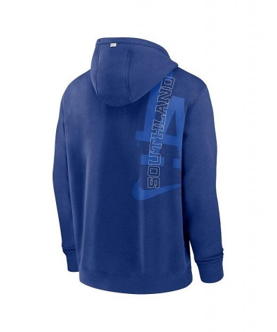 Men's Royal Los Angeles Dodgers Statement Ball Game Pullover Hoodie $51.70 Sweatshirt