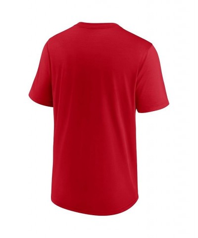 Men's Red Washington Nationals Swoosh Town Performance T-shirt $18.00 T-Shirts