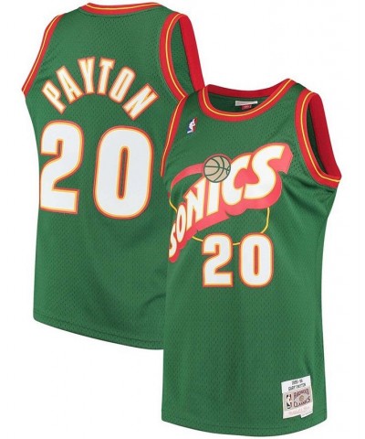 Men's Gary Payton Green Seattle Supersonics 1995-96 Hardwood Classics Swingman Jersey $70.00 Jersey