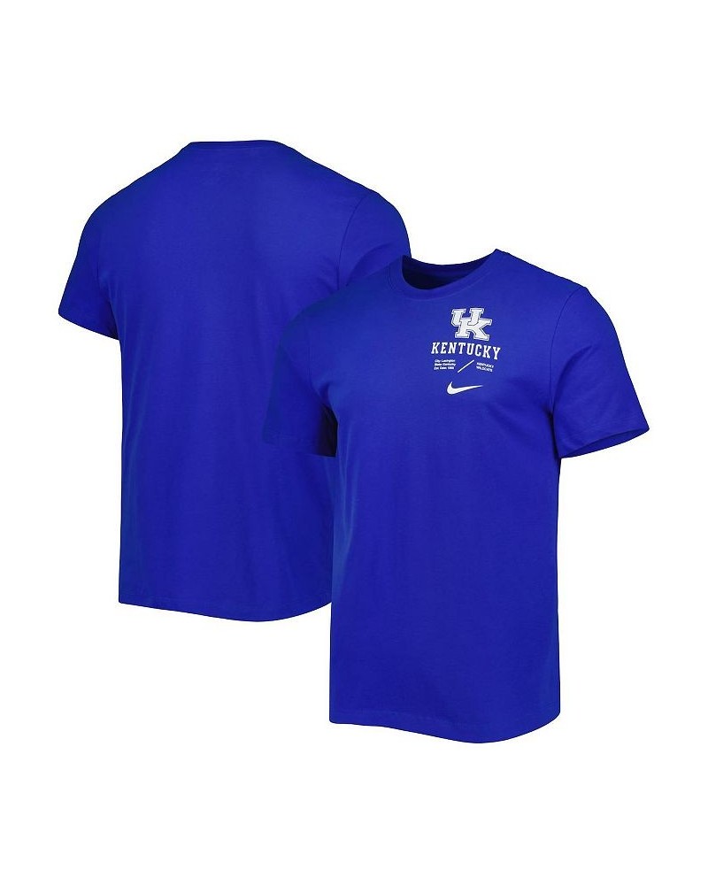 Men's Royal Kentucky Wildcats Team Practice Performance T-shirt $22.94 T-Shirts