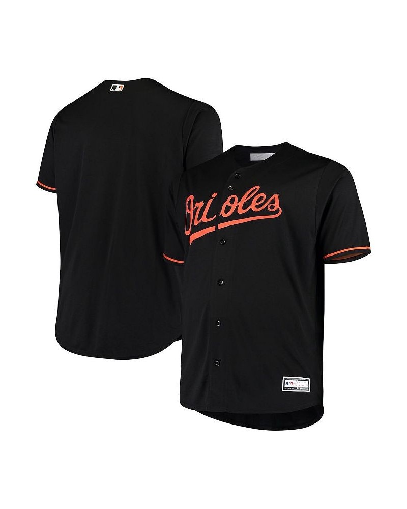 Men's Black Baltimore Orioles Big and Tall Replica Alternate Team Jersey $52.32 Jersey