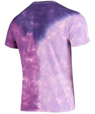 Men's Purple Los Angeles Lakers Vintage-Like Tie Dye Tubular T-shirt $17.64 T-Shirts