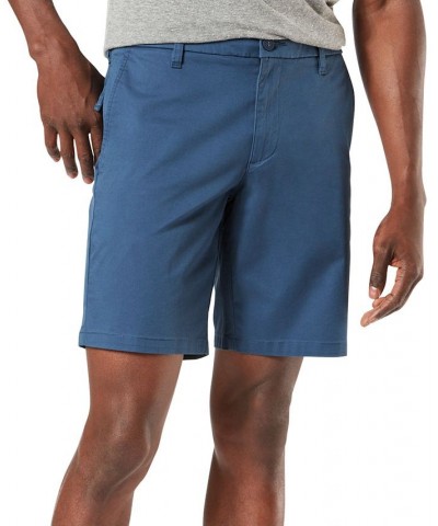 Men's Big & Tall Ultimate Supreme Flex Stretch Solid Shorts Blue $12.23 Shorts