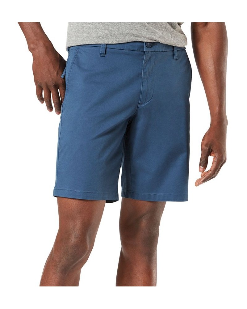 Men's Big & Tall Ultimate Supreme Flex Stretch Solid Shorts Blue $12.23 Shorts