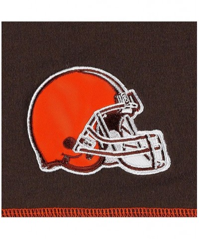 Men's Brown Cleveland Browns Peter Team Long Sleeve T-shirt $38.99 T-Shirts