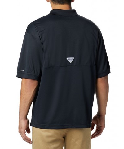 Men's PFG Perfect Cast Polo Black $29.25 Polo Shirts