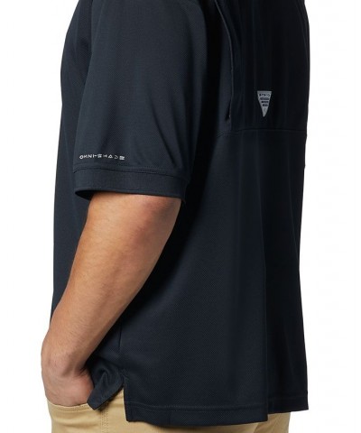 Men's PFG Perfect Cast Polo Black $29.25 Polo Shirts