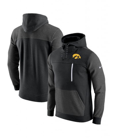 Men's Black Iowa Hawkeyes AV-15 2.0 Pullover Hoodie $48.00 Sweatshirt