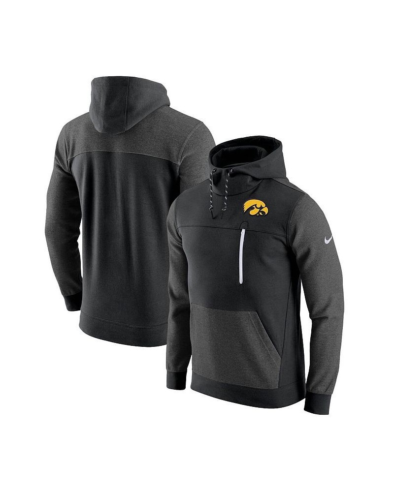 Men's Black Iowa Hawkeyes AV-15 2.0 Pullover Hoodie $48.00 Sweatshirt