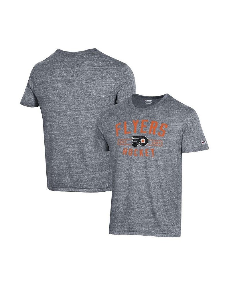 Men's Heather Gray Philadelphia Flyers Tri-Blend T-shirt $15.68 T-Shirts