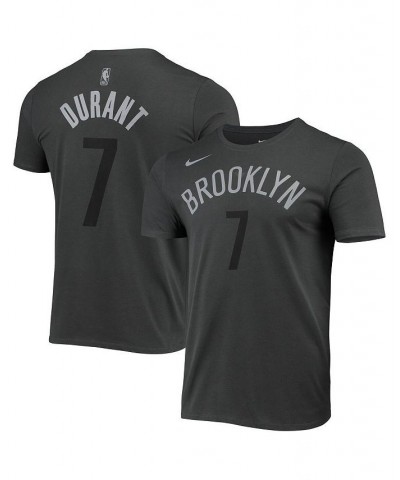 Men's Kevin Durant Gray Brooklyn Nets Icon Performance T-shirt $22.94 T-Shirts