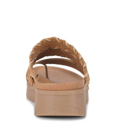 Women's Gwendalyn Slide Sandal Brown $44.20 Shoes