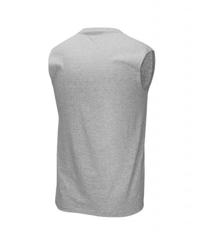 Men's Branded Heather Gray Chicago Cubs Game Legend Sleeveless Shooter T-shirt $16.19 T-Shirts