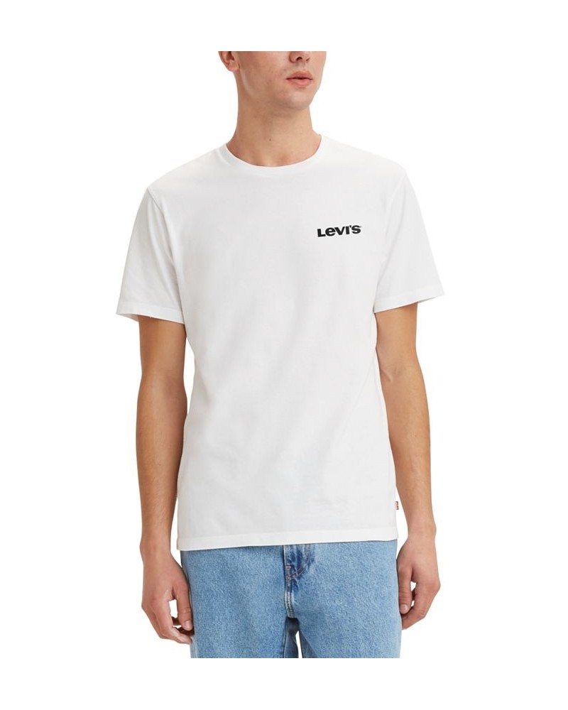 Men's Standard-Fit Batwing Logo Graphic T-Shirt White $12.47 T-Shirts