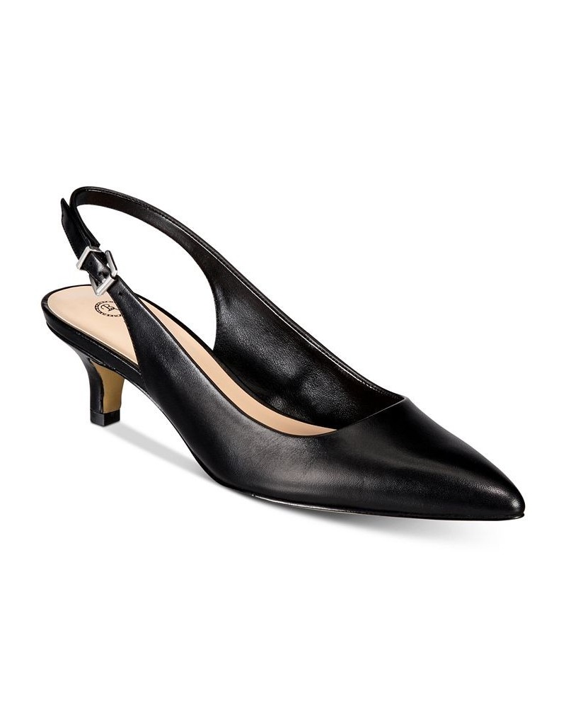 Scarlett Slingback Pumps Black $55.00 Shoes