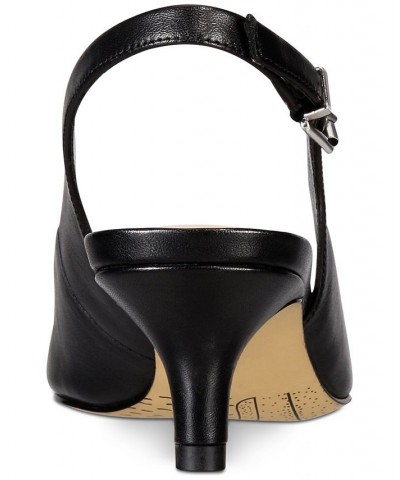 Scarlett Slingback Pumps Black $55.00 Shoes