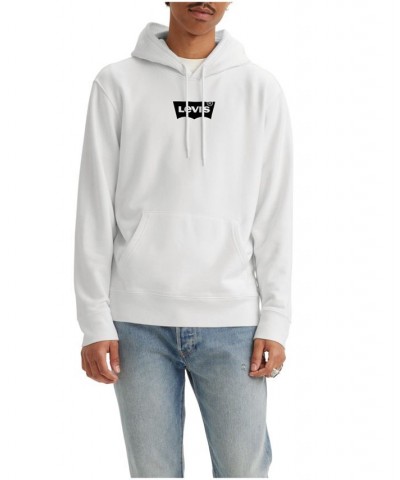 Men's Standard Fit Graphic Hoodie Sweatshirt White $14.19 Sweatshirt