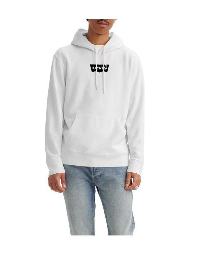 Men's Standard Fit Graphic Hoodie Sweatshirt White $14.19 Sweatshirt