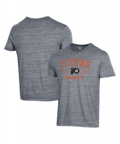 Men's Heather Gray Philadelphia Flyers Tri-Blend T-shirt $15.68 T-Shirts