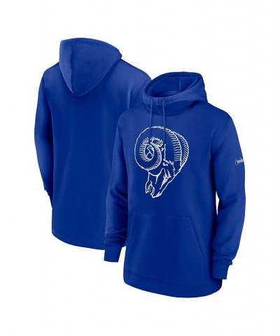 Men's Royal Los Angeles Rams Classic Pullover Hoodie $44.10 Sweatshirt