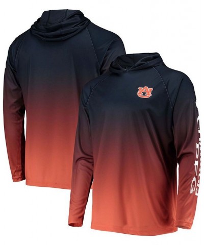 Men's Navy Auburn Tigers Terminal Tackle Omni-Shade UPF 50 Long Sleeve Hooded T-shirt $37.09 T-Shirts