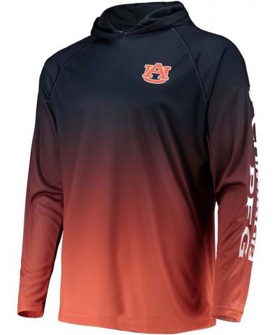 Men's Navy Auburn Tigers Terminal Tackle Omni-Shade UPF 50 Long Sleeve Hooded T-shirt $37.09 T-Shirts