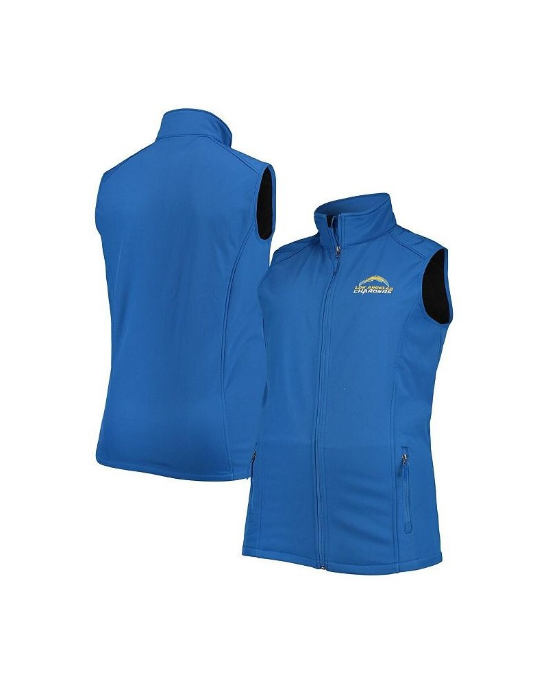 Men's Royal Los Angeles Chargers Big and Tall Archer Softshell Full-Zip Vest $42.39 Jackets