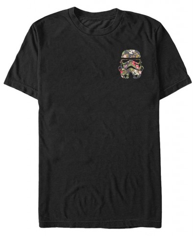 Star Wars Men's Storm Trooper Floral Pocket Short Sleeve T-Shirt Black $18.54 T-Shirts