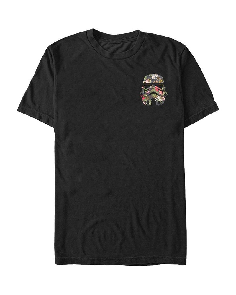 Star Wars Men's Storm Trooper Floral Pocket Short Sleeve T-Shirt Black $18.54 T-Shirts