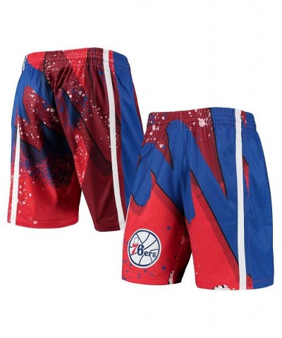 Men's Red Philadelphia 76ers Hardwood Classics 1996 Hyper Hoops Swingman Shorts $33.00 Shorts