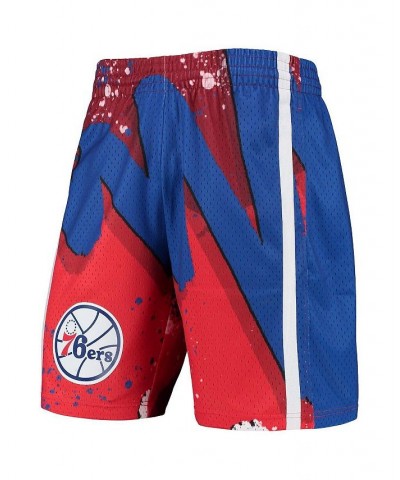 Men's Red Philadelphia 76ers Hardwood Classics 1996 Hyper Hoops Swingman Shorts $33.00 Shorts