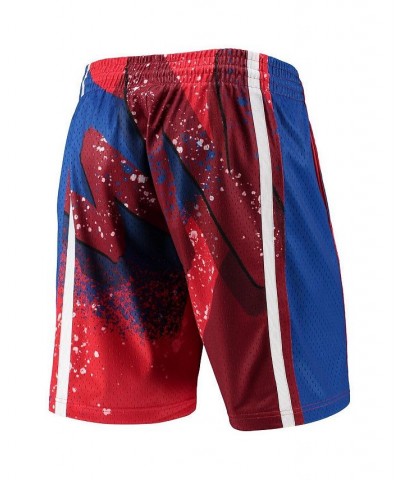 Men's Red Philadelphia 76ers Hardwood Classics 1996 Hyper Hoops Swingman Shorts $33.00 Shorts