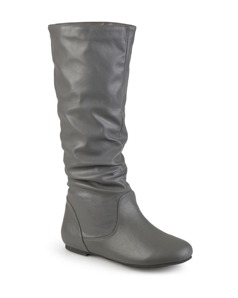 Women's Jayne Extra Wide Calf Boots Gray $45.00 Shoes