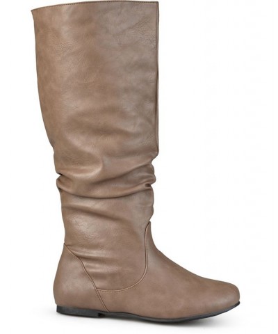 Women's Jayne Extra Wide Calf Boots Gray $45.00 Shoes