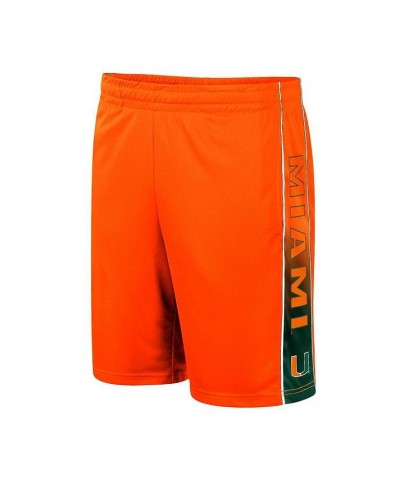 Men's Orange Miami Hurricanes Lazarus Shorts $16.00 Shorts