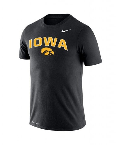 Men's Black Iowa Hawkeyes Big and Tall Legend Arch Over Logo Performance T-shirt $22.00 T-Shirts