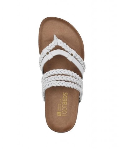 Women's Hangout Footbeds Sandals White $34.50 Shoes