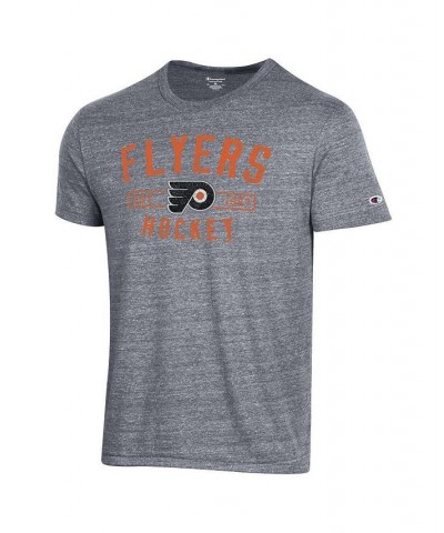 Men's Heather Gray Philadelphia Flyers Tri-Blend T-shirt $15.68 T-Shirts