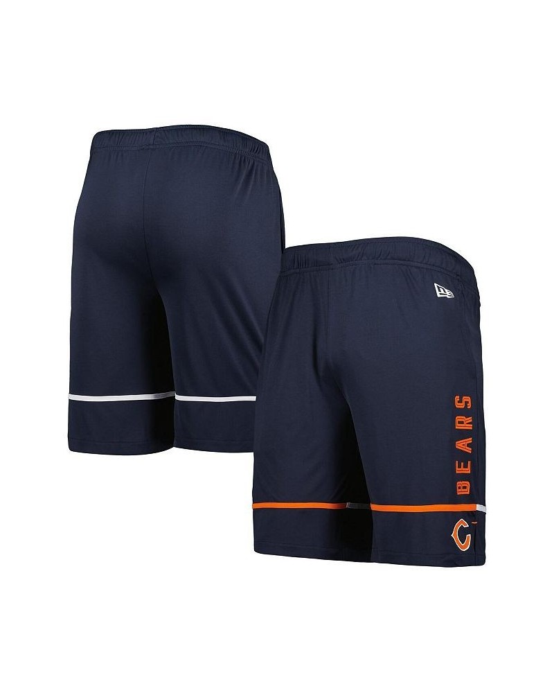 Men's Navy Chicago Bears Combine Authentic Rusher Training Shorts $18.06 Shorts