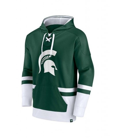 Men's Branded Green Michigan State Spartans First Battle Pullover Hoodie $33.00 Sweatshirt