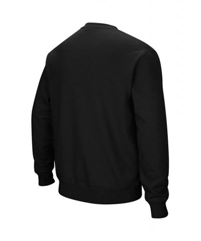 Men's Black NC State Wolfpack Arch Logo Crew Neck Sweatshirt $27.72 Sweatshirt