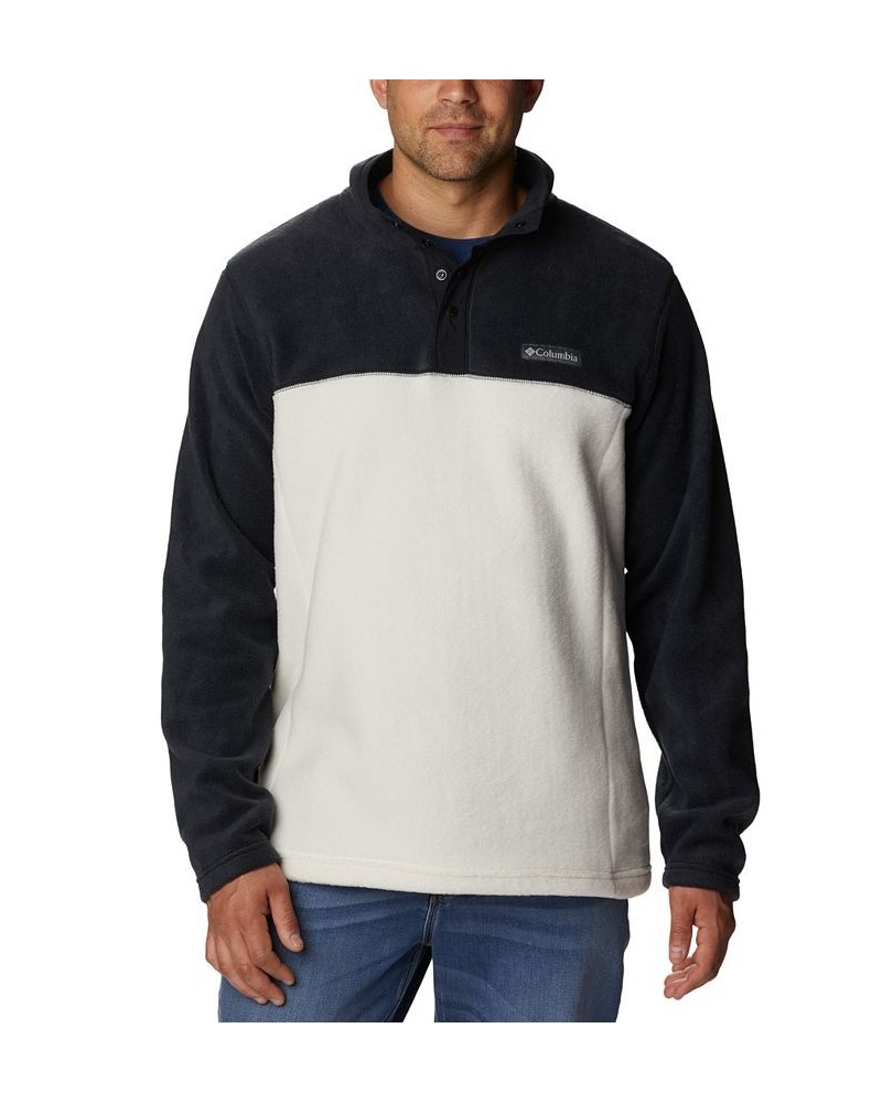 Men's Steens Mountain Half Snap Fleece White $24.20 Sweatshirt