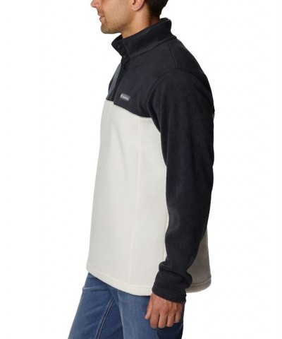 Men's Steens Mountain Half Snap Fleece White $24.20 Sweatshirt