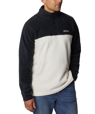 Men's Steens Mountain Half Snap Fleece White $24.20 Sweatshirt