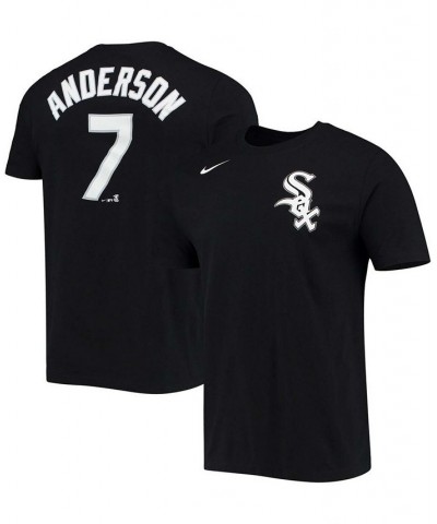 Men's Tim Anderson Black Chicago White Sox Name Number T-shirt $29.99 T-Shirts