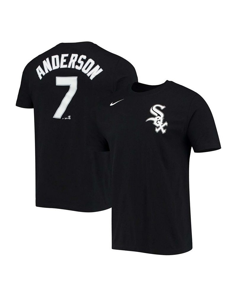 Men's Tim Anderson Black Chicago White Sox Name Number T-shirt $29.99 T-Shirts